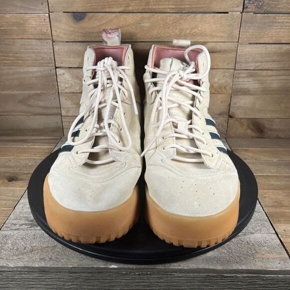 Adidas Mens Size 11 Rivalry RM x Eric Emanuel Linen High Top Lace Up Sneakers - Picture 2 of 10